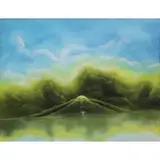 Jim Williams Bujo, Surrealist Landscape, Oil on Canvas