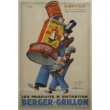 Georges Favre, Frame: 50.5" h x 35.25" w, Berger Grillon Lithograph Poster