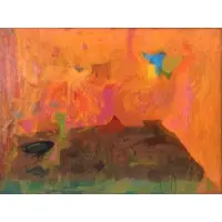 Bernard A. Pfriem, In full color on Sunday 1950, Oil on Masonite