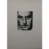 Man Ray, Edition number 3 of 100, - Auto Portrait Screen print on Arches paper