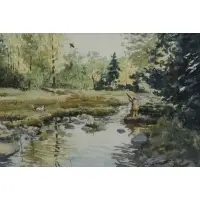 Churchill Ettinger, Untitled, Watercolor