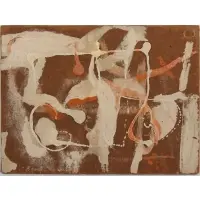 James Brooks, Untitled, 1952, Oil on board