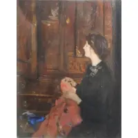 John da Costa, Untitled, Oil on panel