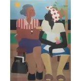 Varnette Honeywood, Snuff Dippers, Offset Lithograph