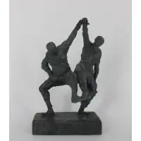 Rafael Scorbiac, La Bourree, Bronze sculpture