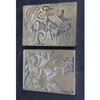 Joan Miró, Untitled, Bronze Plaques