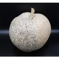 Paper Mache Apple by Jiří Kolář, sold Jul 2022
