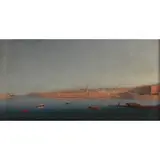 Girolamo Gianni, Valletta Harbor Scene, Oil on canvas