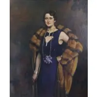 Aldo Severi, Portrait of a Lady, Oil on canvas