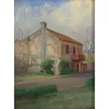 Victor Casnelli, House, Oil on canvas