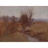 Gustave Wolff, Windswept Meadows, 1905, Oil on canvas