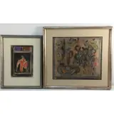 Manfred Schwartz, Untitled, Pair of pastels