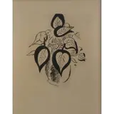 Georges Braque, Feuillage noir., Etching