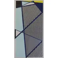 Roy Lichtenstein, Imperfect Print for B.A.M., 1987, Woodcut and screenprint
