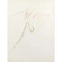 Miles Davis, Figure, Ink on paper