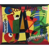 Baumgartner, Cubist Composition, Oil on board