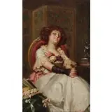 Edwin Roberts, Mistress Butterfly, Oil on canvas