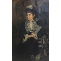 Cora Richardson, Portrait, Oil on canvas