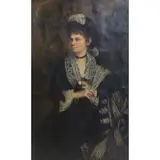 Cora Richardson, Portrait, Oil on canvas