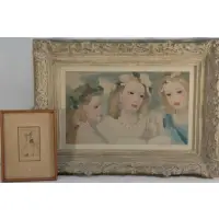 Untitled by Marie Laurencin, Pair of etchings, sold May 2022