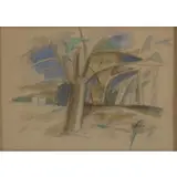 André Derain, Landscape, Watercolor