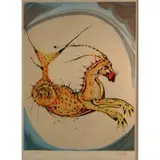 Capricorn by Salvador Dalí, Offset Lithograph, sold May 2022