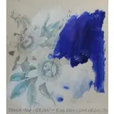 Robert Rauschenberg, Untitled, Solvent transfer, watercolor, and gouache on Japanese dedication board