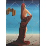 Jorge Sánchez, Captive, Oil on canvas