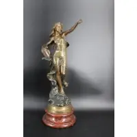 La Pensee by Jean-Baptiste Germain, Bronze, sold May 2022