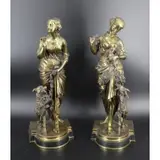 Arthur Waagen, Untitled, 2 Bronze Sculptures