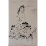 Jose de Creeft, Nude & Dog