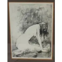 Jean Jansem, Litho Nude Girl