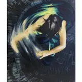 Lia Halloran, Cetripetal/Centrifugal, 2006, Oil and acrylic on canvas-wrapped panel