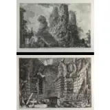 Piranesi, Untitled, Pair of etchings