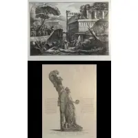 Piranesi, Untitled, Pair of etchings
