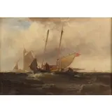 Franklin Briscoe, Ships, Oil on board