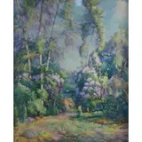 William Jurian Kaula, Landscape, Watercolor
