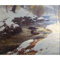 John Inglis, Landscape, Oil on canvas