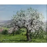 Carl Wuermer, Spring Morning, Oil on canvas