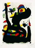 Cant de la cardina by Joan Miró, Lithograph printed in colours, sold May 2002