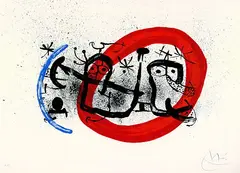 Osaka by Joan Miró, 1970, Lithograph, sold May 2002