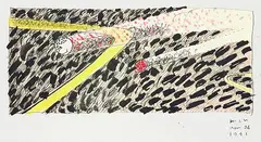 László Moholy-Nagy, Komposition, 1941, Drawing