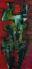 Figurativ III by Reinhard Drenkhahn, Oil on canvas, sold May 2002