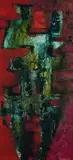 Reinhard Drenkhahn, Figurativ III, Oil on canvas
