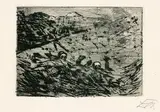 Otto Dix, Verschüttete, Etching
