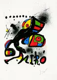 Homenatge a Gaudí by Joan Miró, 1979, Lithograph, sold May 2002