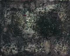 Versteinert by Reinhard Drenkhahn, Oil on cardboard, sold May 2002