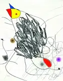 Aus: Journal d´un Graveur by Joan Miró, 1975, Lithograph printed in colours, sold May 2002