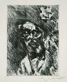 Lovis Corinth, 4 Bll. aus: Totentanz, Etching