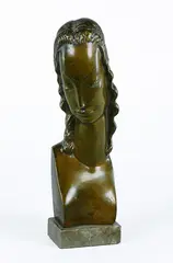 Adam Antes, Mädchenkopf, Bronze